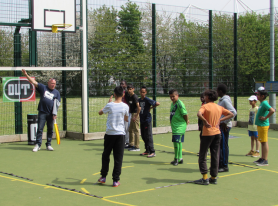 West Itchen Community Trust In Southampton Gets Cage Cricket Kit