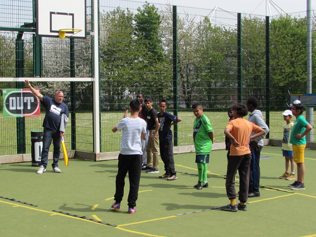 West Itchen Community Trust In Southampton Gets Cage Cricket Kit