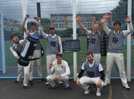 Warsaw Hussars Visits Surrey to Play Cage Cricket