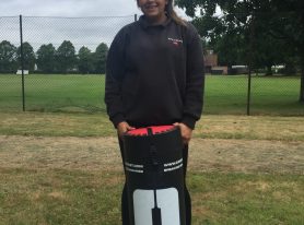 Work Experience Student Gets Stuck Into Cage Cricket